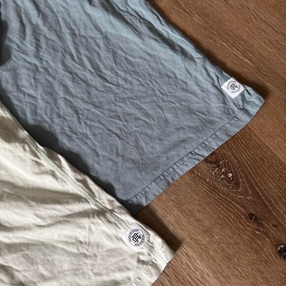 Reigning Champion Blue & Light Green Cotton Performance T Shirts Size M - Picture 7 of 8